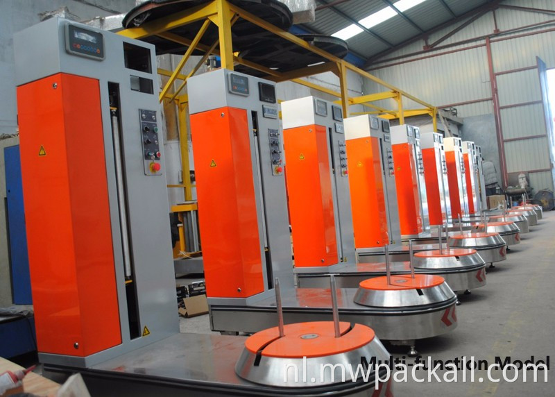 Myway fabriekslevering LP600-L volautomatische luchthavenbagageverpakkingsmachine